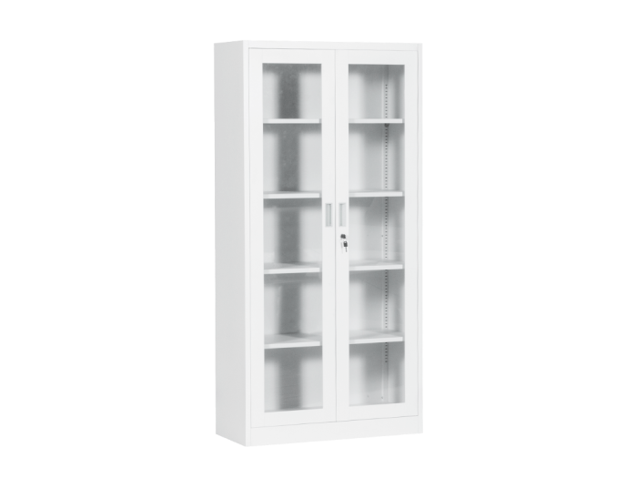 Метален шкаф Carmen CR-1238 E (бял)